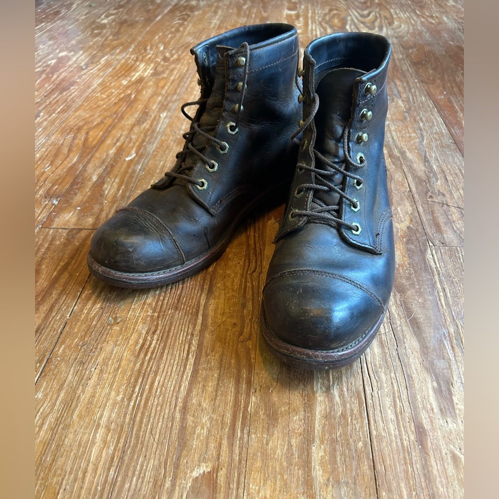 LL Bean and Chippewa Engineer Iron Works Boot
